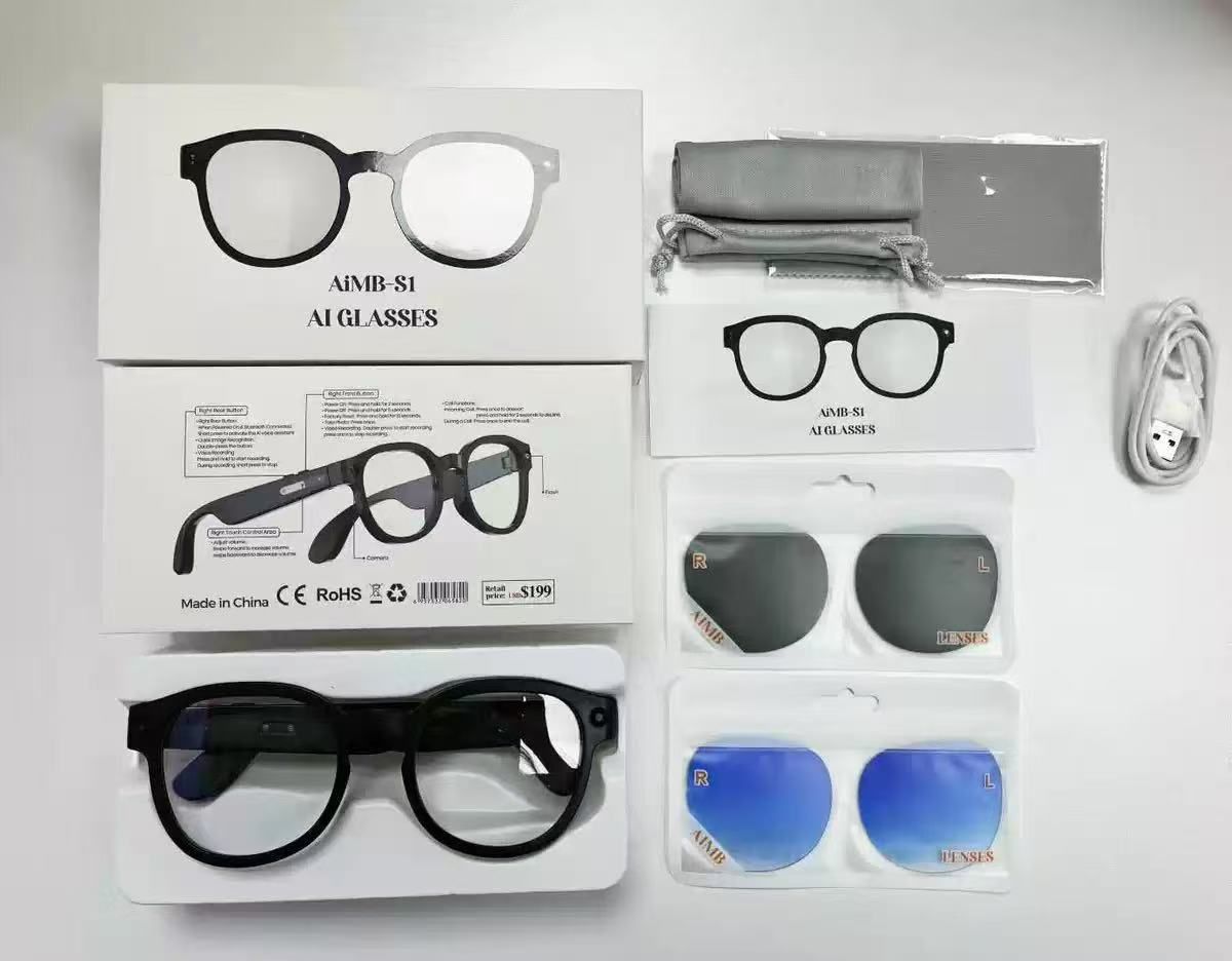 AIMB-S1 M02 Smart Bluetooth Camera Glasses